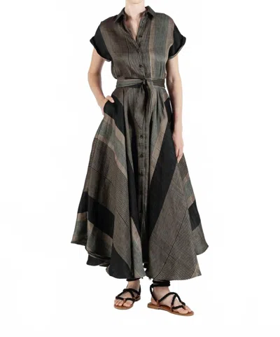 Sara Roka Women's Danielle Eighty Five Dress In Olive In Green