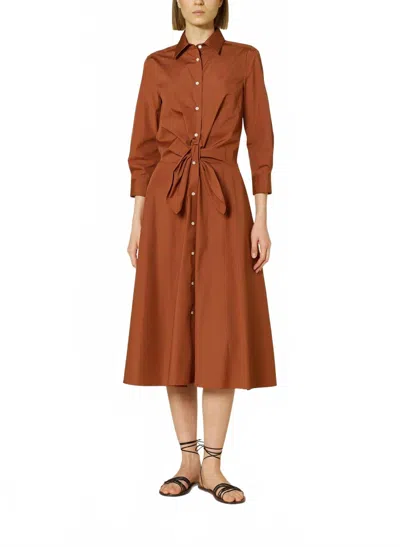 Sara Roka Women's Dralla Midi Dress In Brown