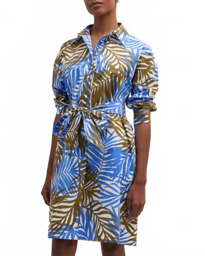 Sara Roka Women's Ekatery Dress In Blue Olive