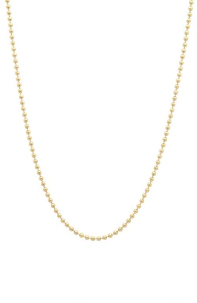 Sara Weinstock 18k Gold Bead Chain Necklace In 18k Yellow Gold