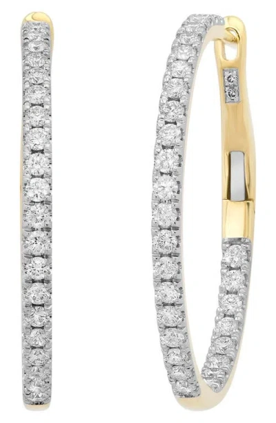 Sara Weinstock 18k Gold Diamond Hoop Earrings In 18k Yellow Gold