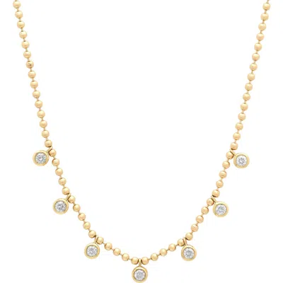 Sara Weinstock 18k Gold Diamond Necklace In 18k Yellow Gold