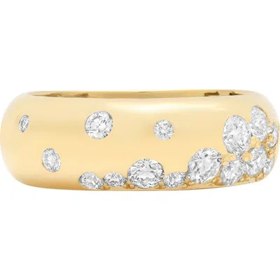 Sara Weinstock 18k Gold Diamond Pavé Band Ring In Yellow