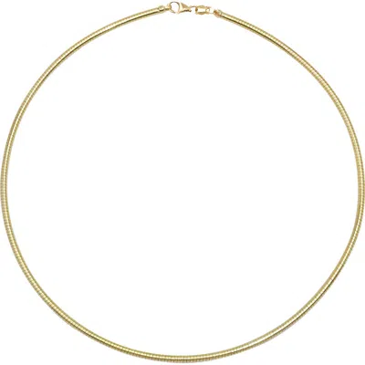 Sara Weinstock 18k Gold Omega Necklace In 18k Yellow Gold