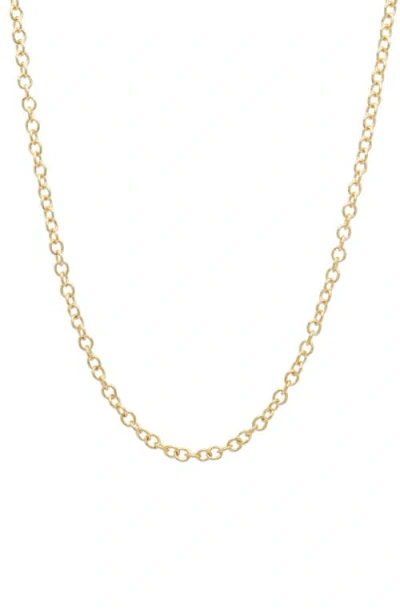 Sara Weinstock 18k Gold Rollo Chain Necklace In Yellow