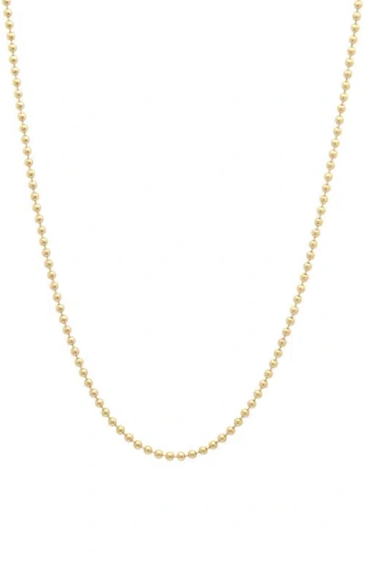 Sara Weinstock 18k Gold Round Bead Necklace