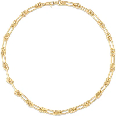 Sara Weinstock 18k Gold Round Paperclip Chain Necklace In 18k Yellow Gold