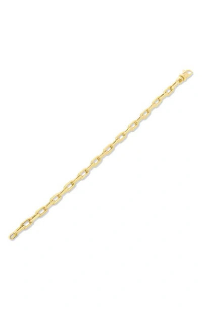 Sara Weinstock 18k Gold Small Rectangle Link Chain Bracelet In 18k Yellow Gold