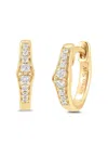 Sara Weinstock 18k Yellow Gold Diamond Earrings In Gold