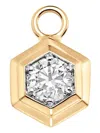 Sara Weinstock 18k Yellow Gold Diamond Pendant Charm In Gold