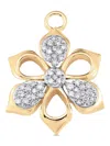 Sara Weinstock 18k Yellow Gold Lierre Diamond Pendant Charm In Gold