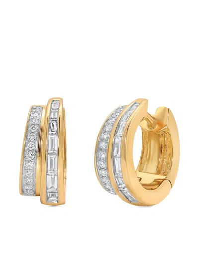 Sara Weinstock 18k Yellow Gold Papua Diamond Earrings
