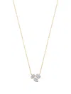 Sara Weinstock 18k Yellow Gold Reverie Diamond Cushion Necklace In Gold