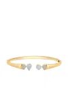 Sara Weinstock 18k Yellow Gold Unity Diamond Cuff Bracelet In Gold