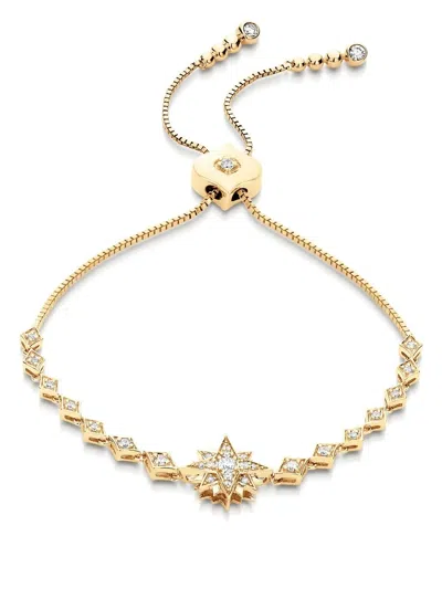 Sara Weinstock 18kt Yellow Gold Isadora Starburst Bolo Bracelet In 金色