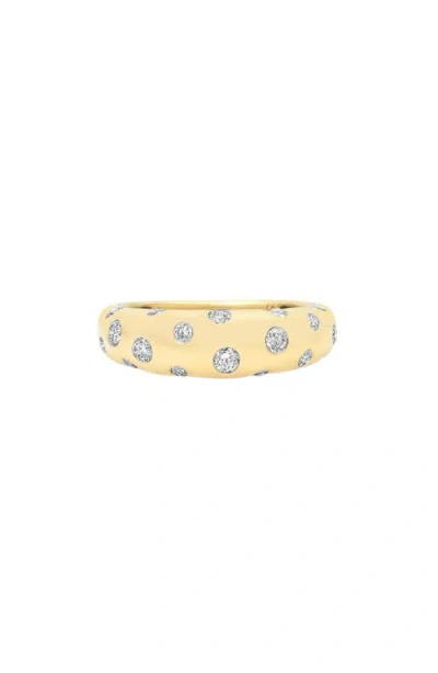 Sara Weinstock Bubble Diamond 18k Gold Band Ring In Yellow