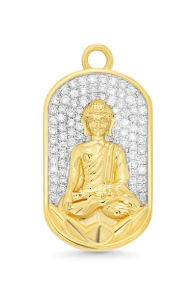 Sara Weinstock Diamond Buddha Charm In Gold