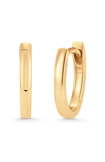 Sara Weinstock Dujour 18k Gold Huggie Hoop Earrings