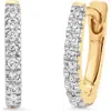 Sara Weinstock Dujour Pavé Diamond Hoop Earrings In Yellow Gold