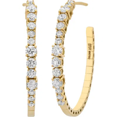 Sara Weinstock Flexion 18k Gold Diamond Hoop Earrings In 18k Yellow Gold