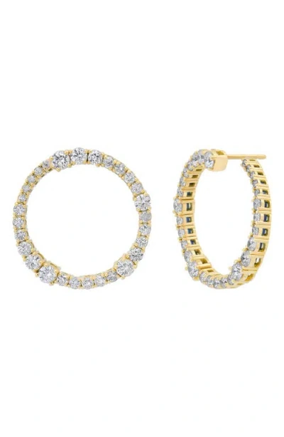 Sara Weinstock Flexion 18k Gold Diamond Hoop Earrings In 18k Yellow Gold