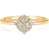 Sara Weinstock Flora Diamond Ring In Yellow Gold