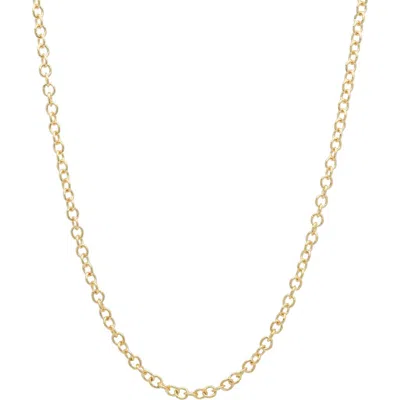Sara Weinstock Gold Rollo Chain Necklace In Yellow