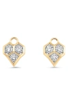 Sara Weinstock Honeycomb Charms In Yellow Gold