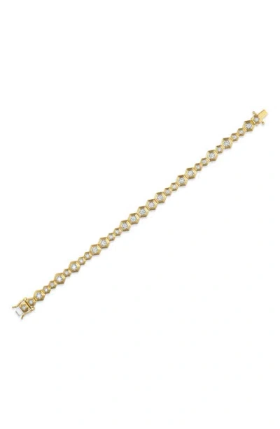 Sara Weinstock Honeycomb Diamond Bracelet In Gold