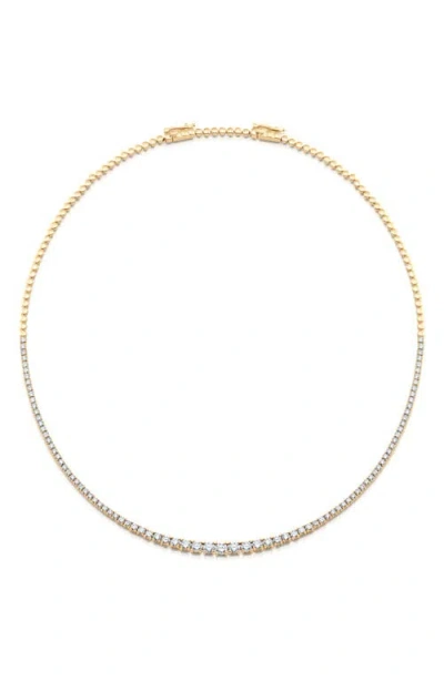 Sara Weinstock Isadora Diamond Half Eternity Choker Necklace In Gold