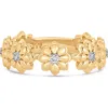 Sara Weinstock Lierre Flower Eternity Ring In Gold