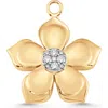 Sara Weinstock Lierre Flower Pendant In Yellow Gold