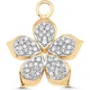 Sara Weinstock Lierre Full Flower Charm In Gold