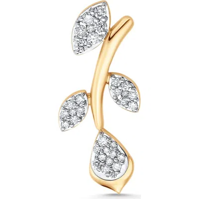 Sara Weinstock Lierre Reverie Diamond Pavé Ear Crawler In Gold