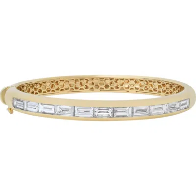 Sara Weinstock Papua 18k Gold Baguette Diamond Bangle In 18k Yellow Gold