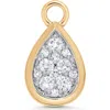 Sara Weinstock Pear Diamond Pendant Charm