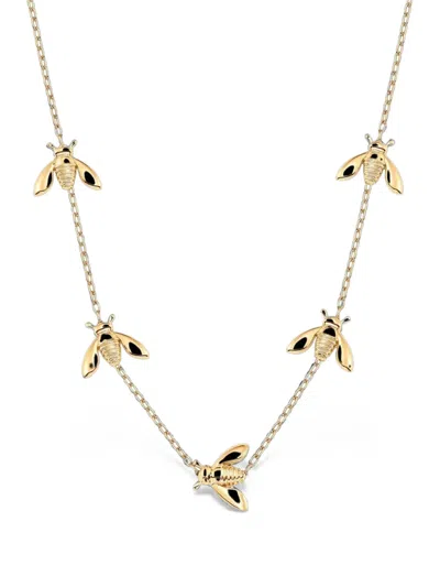 Sara Weinstock Queen Bee Necklace In Transparent