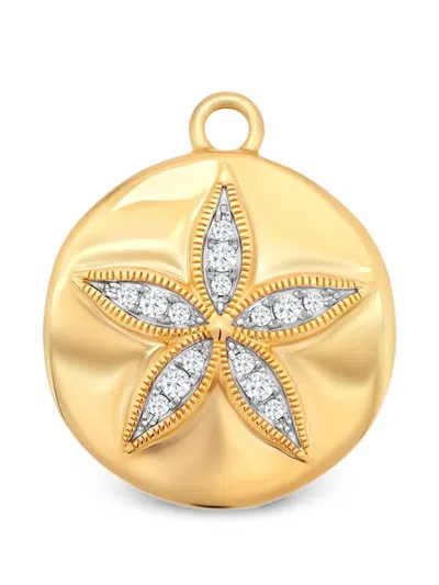 Sara Weinstock Sand-dollar-motif Diamond Pendant In Pink
