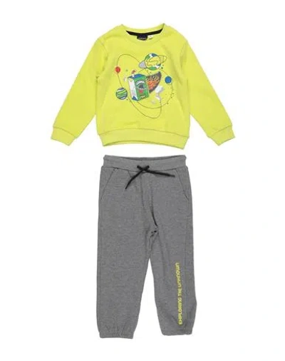 Sarabanda Babies'  Toddler Boy Tracksuit Lime Green Size 7 Cotton In Yellow
