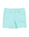Sarabanda Babies'  Toddler Girl Shorts & Bermuda Shorts Turquoise Size 7 Cotton, Elastane In Blue