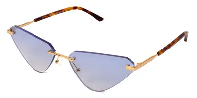 Saraghina Akira 791az Women's Sunglasses Gold Size 61