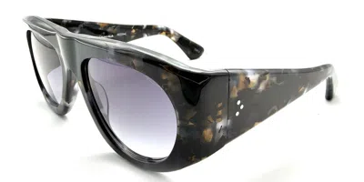 Saraghina Alan 1024la Men's Sunglasses Tortoiseshell Size 57 In Black