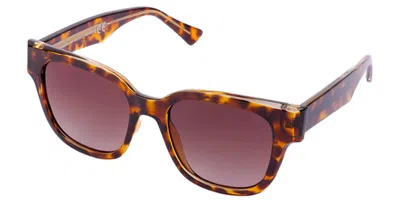 Saraghina Aldo 26lun Men's Sunglasses Tortoiseshell Size 51 In Brown