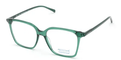 Saraghina Alice 1 931lv Women's Glasses Green Size 52 - Free Lenses - Blue Light Block Available