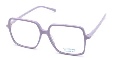 Saraghina Alice 2 935lv Women's Glasses Purple Size 55 - Free Lenses - Blue Light Block Available