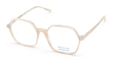 Saraghina Alice 7 949lv Women's Glasses White Size 55 - Free Lenses - Blue Light Block Available In Gold