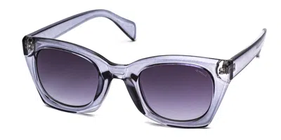 Saraghina Amanda 261lla4 Women's Sunglasses Purple Size 48