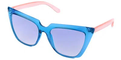 Saraghina Andy 718lan5 Women's Sunglasses Blue Size 54