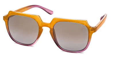 Saraghina Ariel 521gh Women's Sunglasses Orange Size 52