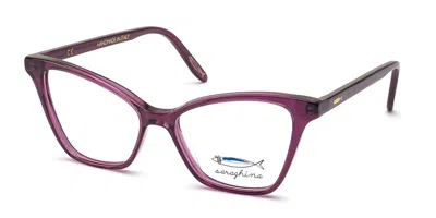 Saraghina Arisa Women's Glasses, Purple, Size 52